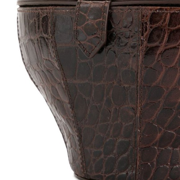 STAUD Alice Embossed Leather Top Handle Bag - Picture 8 of 11